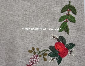 프랑스자수 / 생활자수 배우기 정성 가득, 재미있고 예쁜자수 수업.매주 수요일 취미반/ 자격증반으로 진행됩니다.​ 